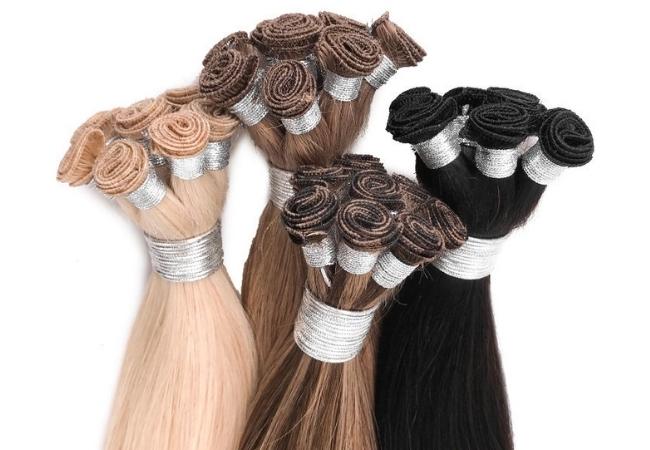 Hand Tied Weft Hair Extensions - 100% Remy Human Hair | Real Hair Co - REAL HAIR CO