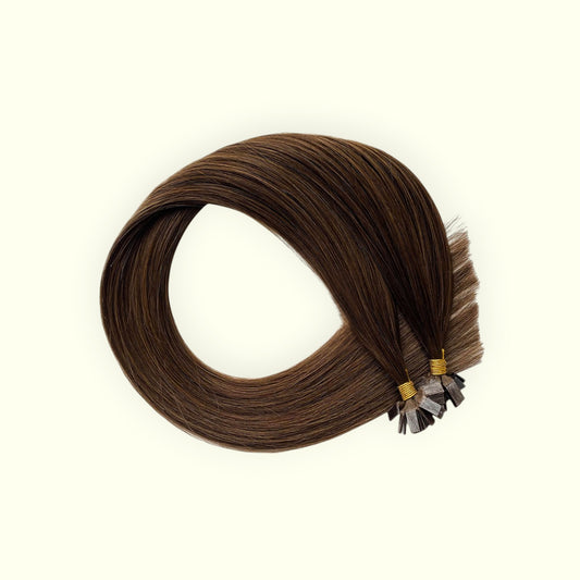 Dark Brown #3 Micro I-Tip Hair Extensions | Real Hair Co.