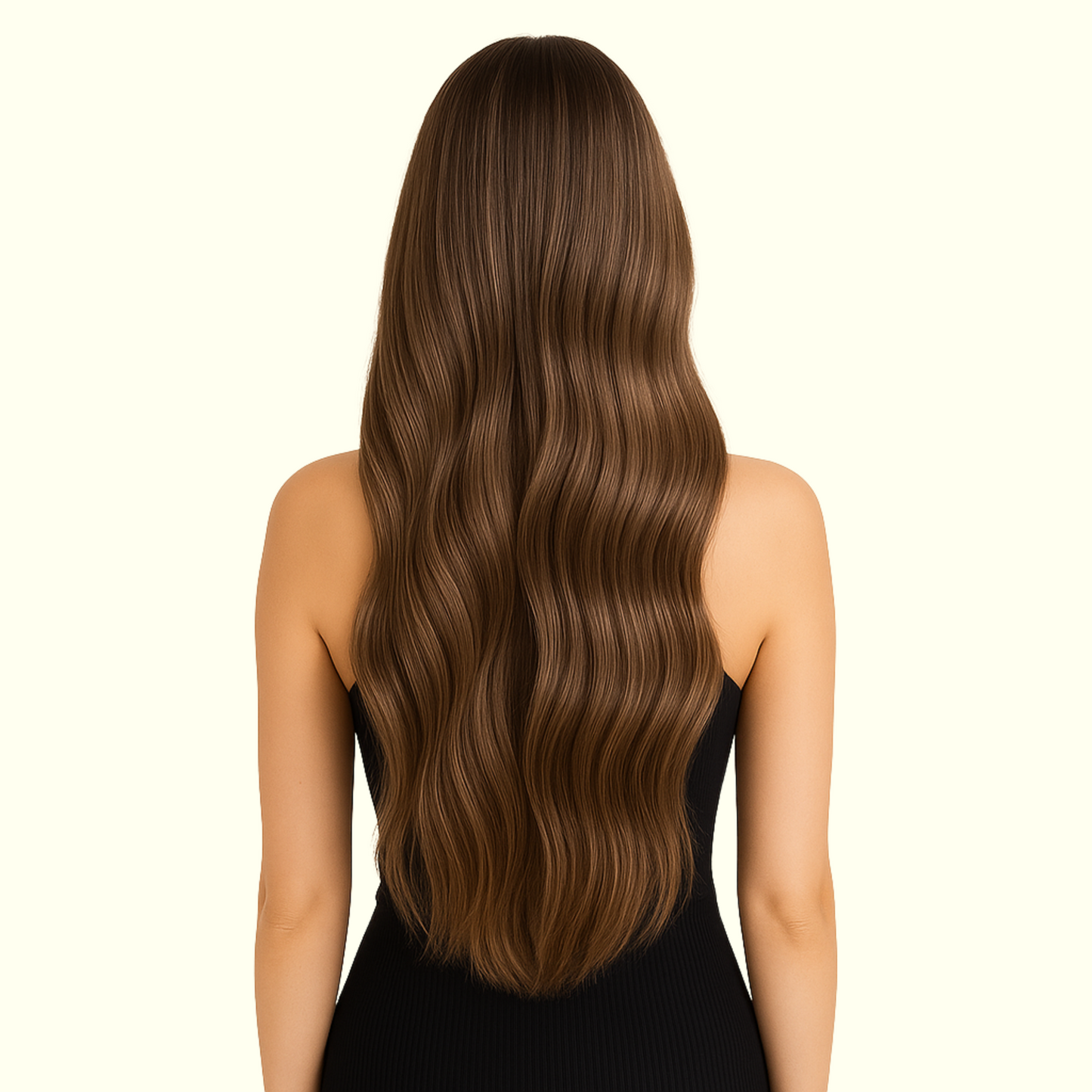 #8 Light Ash Brown Nano‑Ring Extensions – Same Day Delivery