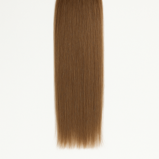 #6 Chocolate Brown Tape-In Hair Extensions – Remy Human Hair – Same Day Shipping