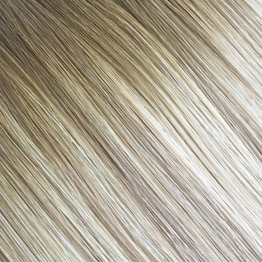 {{Balayage Medium blonde T8-14/60 High-Quality Nano Ring Hair Extensions | Real Hair Co}} {{variant_title}} – Remy Human Hair | Real Hair Co.