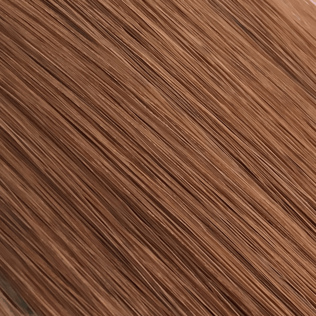 Chestnut Brown #6 High-Quality Nano Ring Hair Extensions | Real Hair Co.
