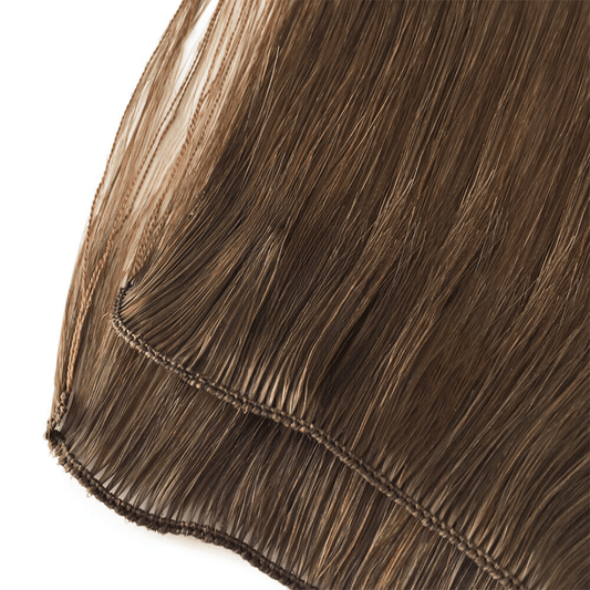 Chestnut Brown #4 Hand Tied Weft Hair Extensions – Remy Human Hair | Real Hair Co