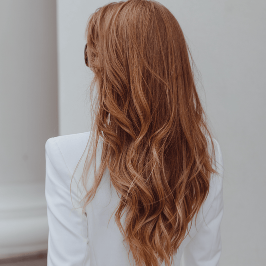 Medium Auburn Blonde #30 High-Quality Nano Ring Hair Extensions | Real Hair Co.