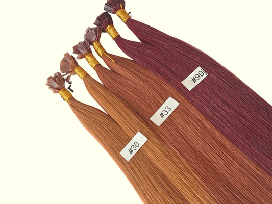 Copper Auburn #30 Hand Tied Weft Hair Extensions – Remy Human Hair | Real Hair Co