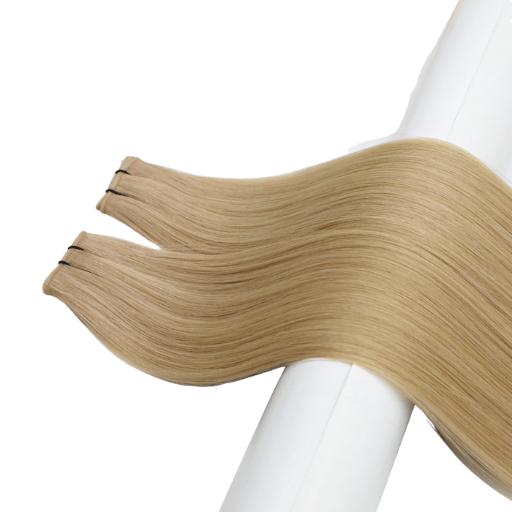 Honey Blonde #27 Ultra-Thin Mini Weft Hair Extensions | Real Hair Co.