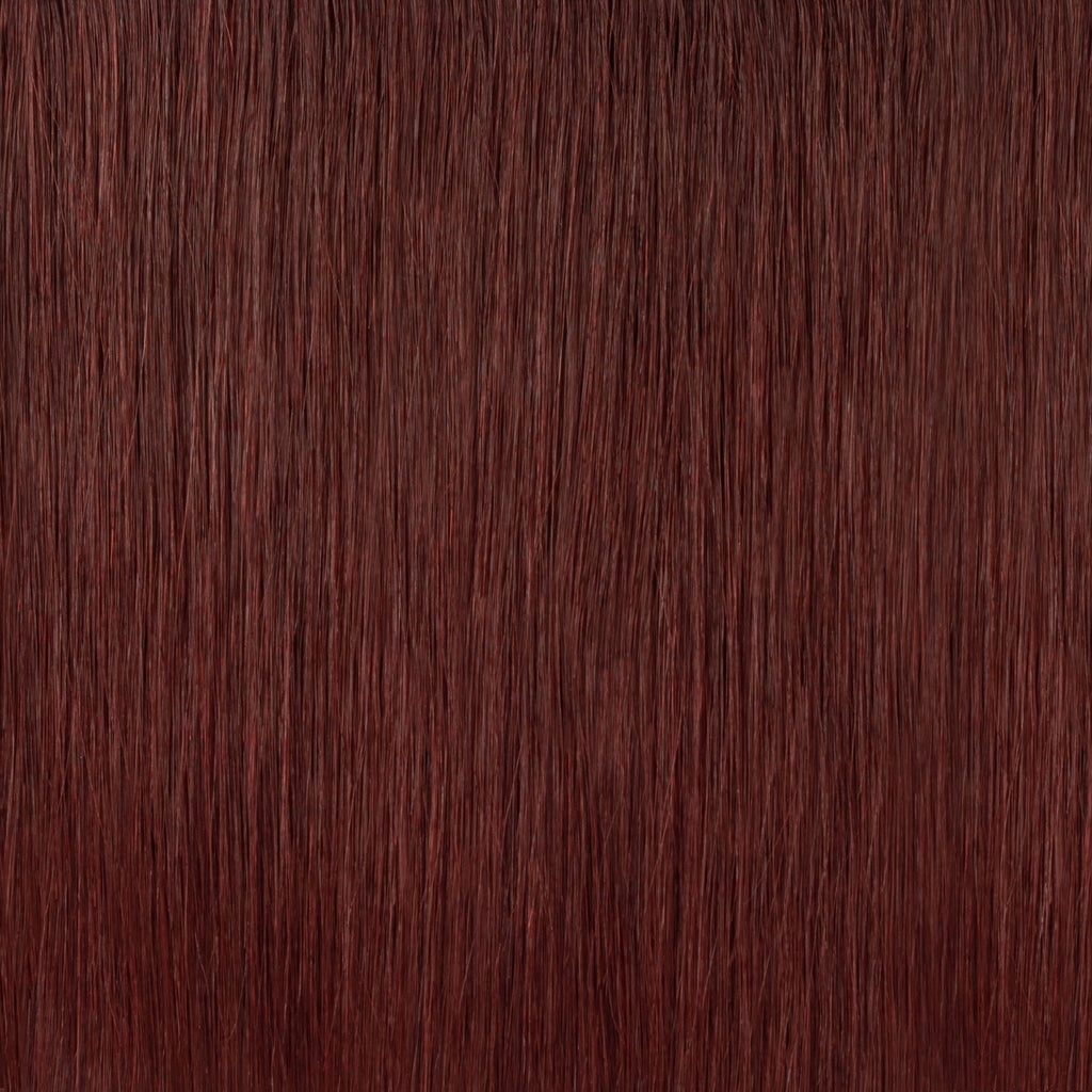 Dark Wine #99j keratin flat tip Hair Extension - REAL HAIR CO