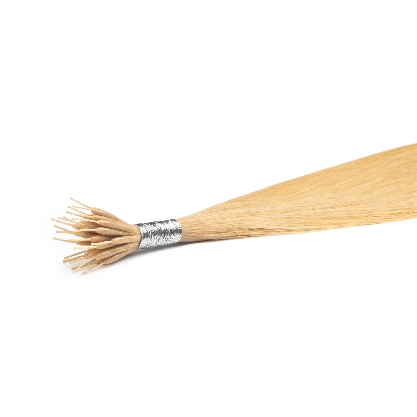 Light Ash Blonde #22 High-Quality Nano Ring Hair Extensions | Real Hair Co - REAL HAIR CO