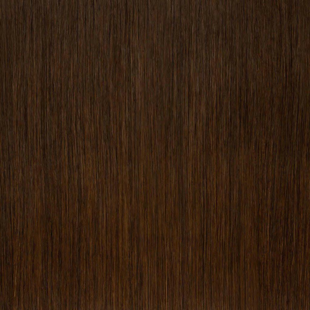 Chocolate Brown #4 High-Quality Nano Ring Hair Extensions | Real Hair Co.