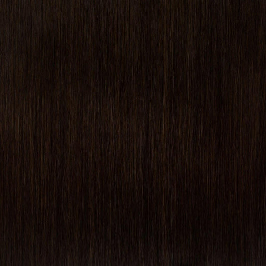 Dark Brown #2 keratin flat tip Hair Extension.