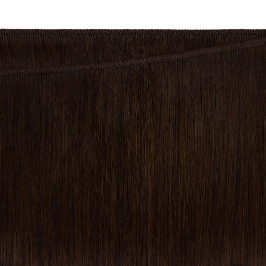Dark Brown #2 Machine weft Hair Extension.