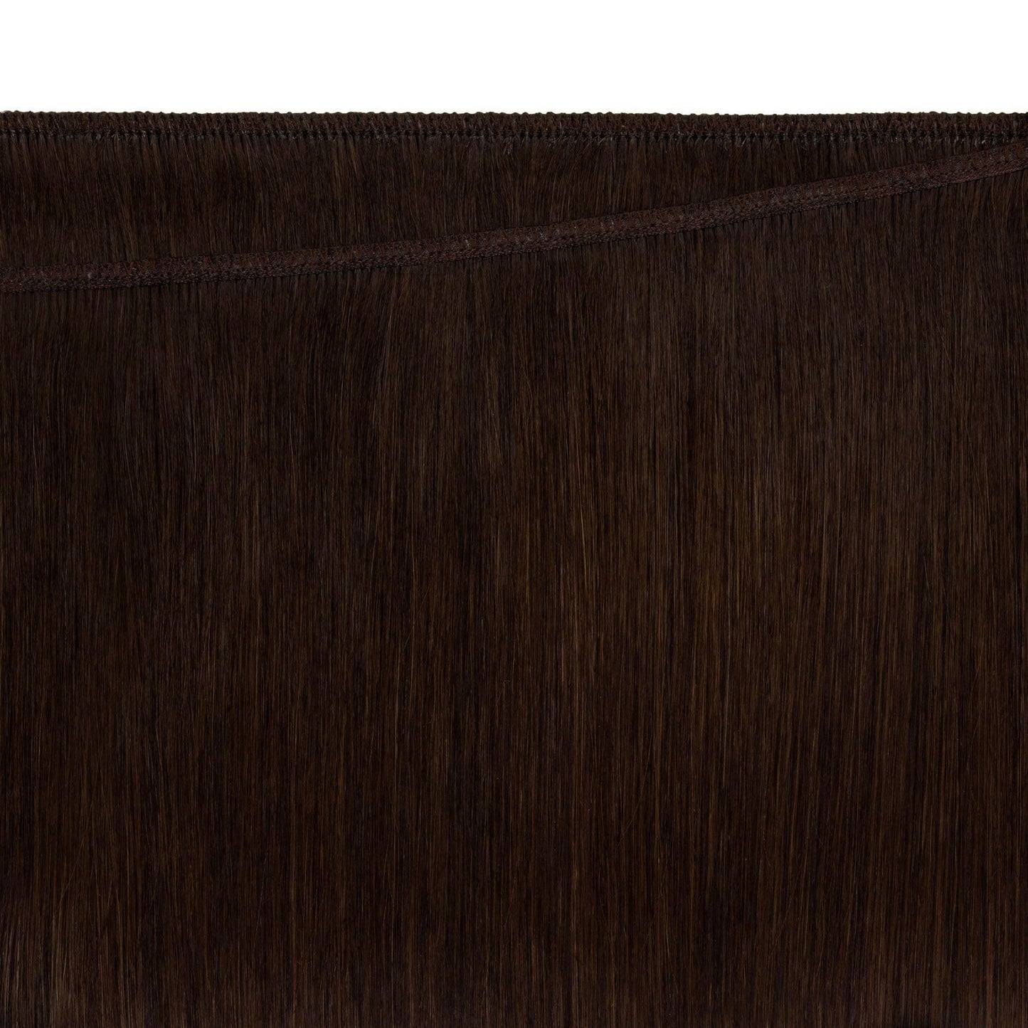 Dark Brown #2 Machine weft Hair Extension.