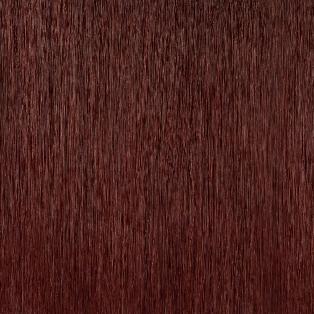 Dark Wine #99j High-Quality Nano Ring Hair Extensions | Real Hair Co.