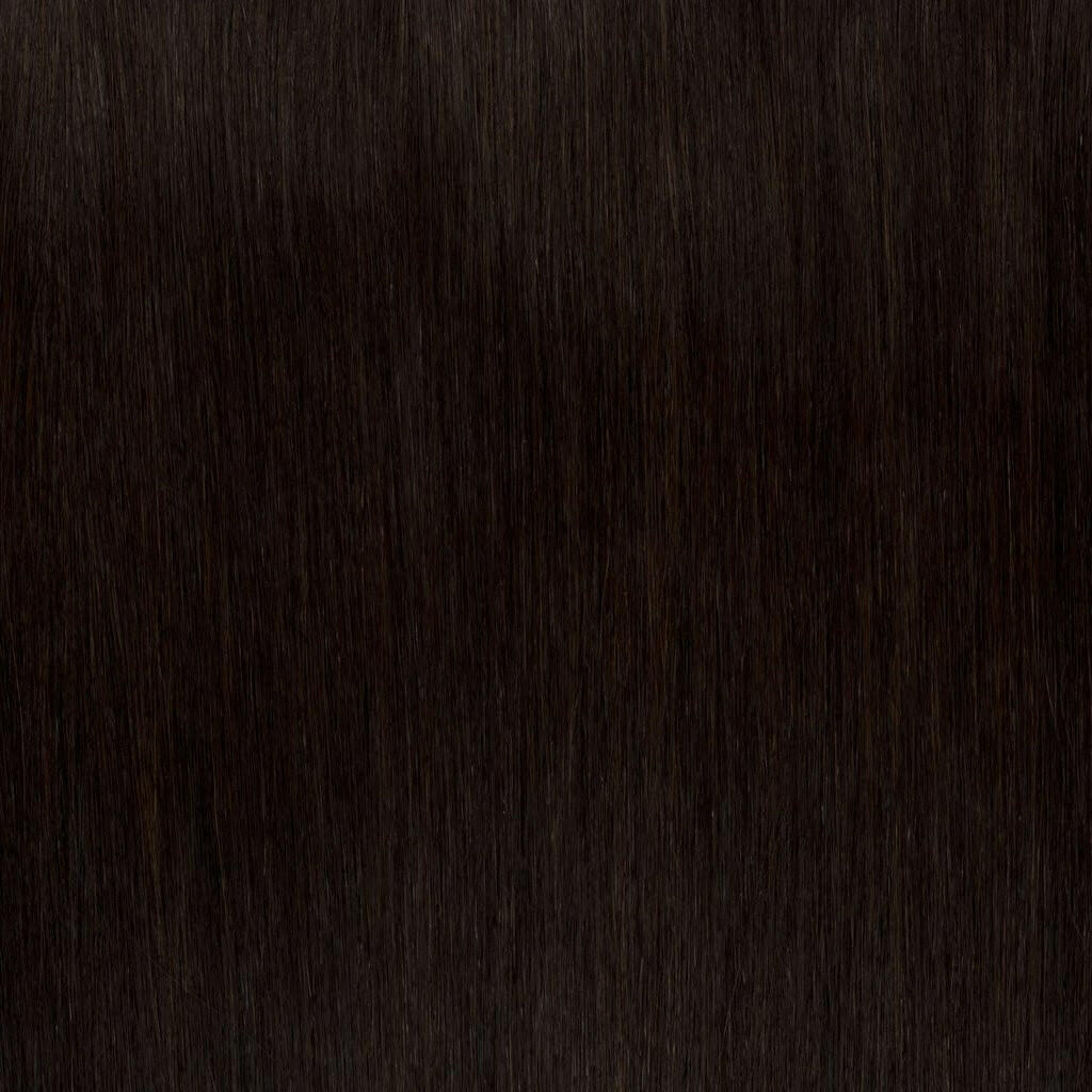 OFF Black #1b Ultra-Thin Mini Weft Hair Extensions | Real Hair Co.