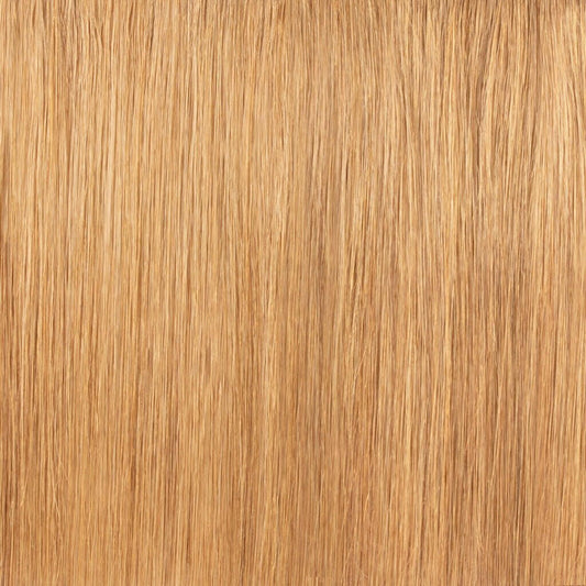 Medium Golden Brown #8  Russian Invisible Tape Hair Extension.