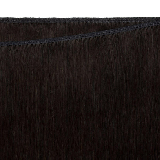 OFF Black #1b Machine weft Hair Extension.
