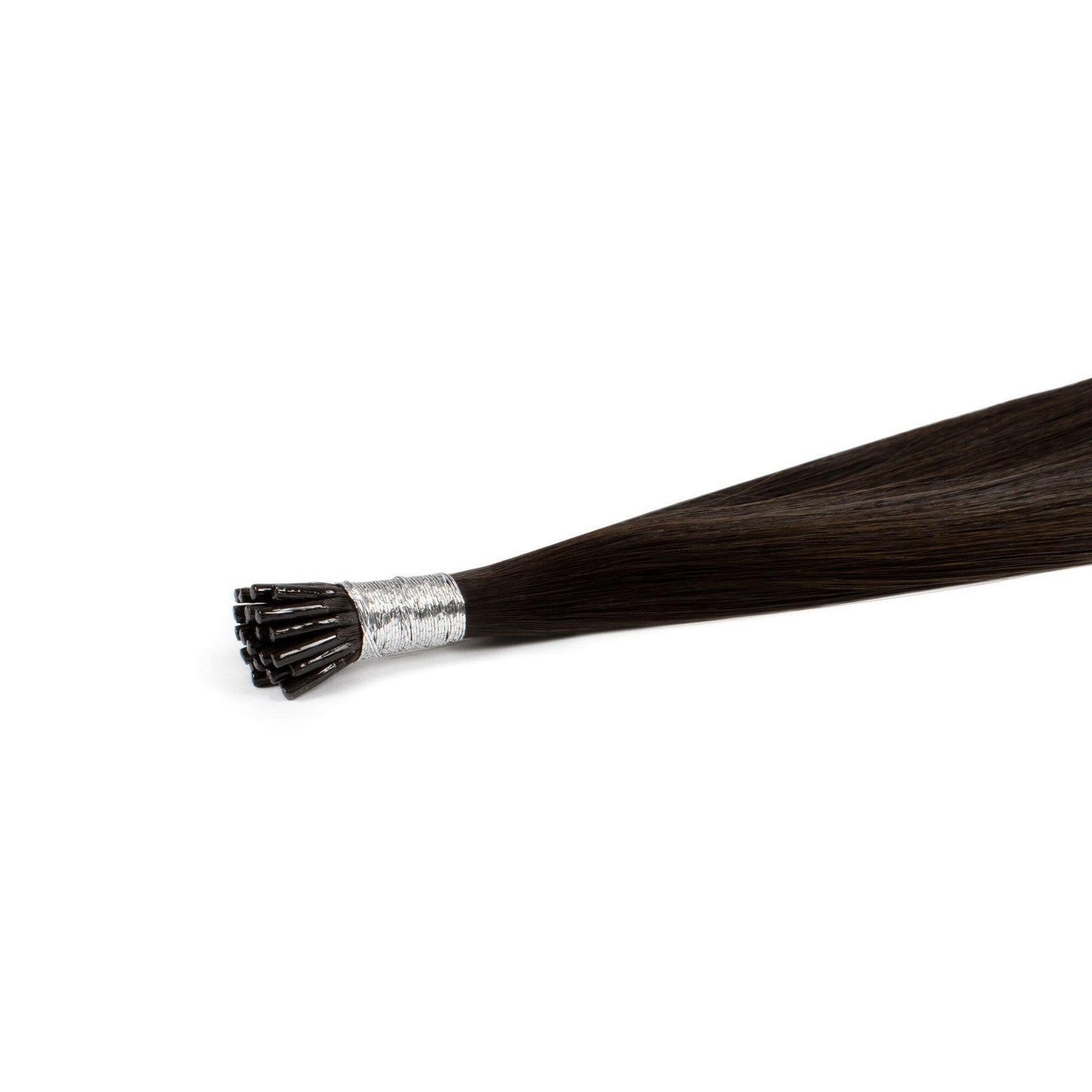 Off Black #1B Micro I-Tip Hair Extensions – Remy Human Hair | Real Hair Co