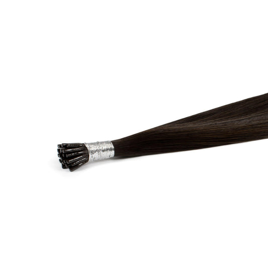Off Black #1B Micro I-Tip Hair Extensions – Remy Human Hair | Real Hair Co