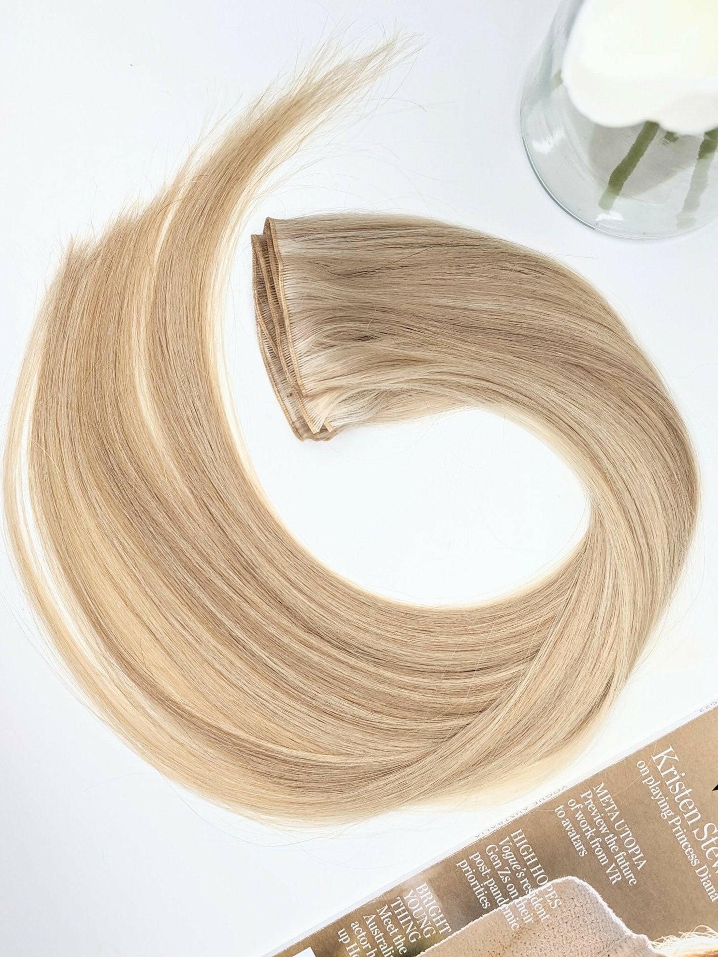 Piano #18/60 Ultra-Thin Mini Weft Hair Extensions | Real Hair Co.