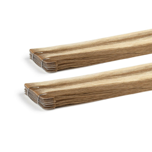 Piano #8/60 Russian Invisible Tape Hair Extension.