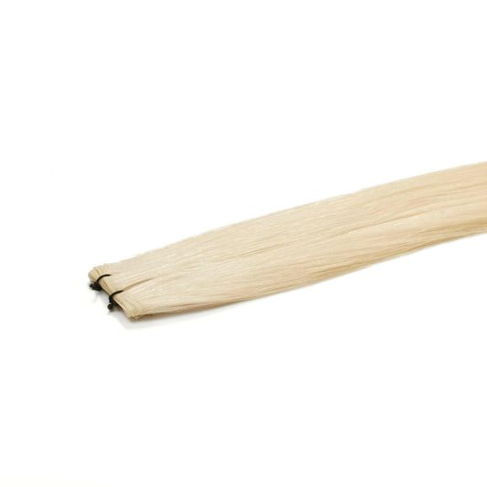 Platinum Blonde #60 Mini Weft Hair Extensions – Remy Human Hair | Real Hair Co
