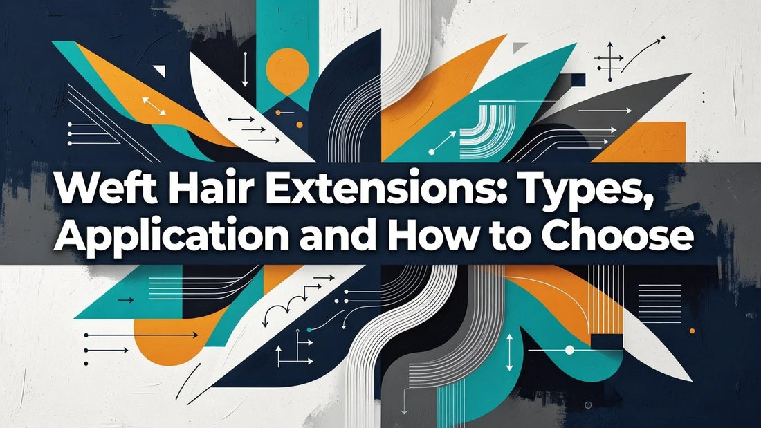Professional header image for comparison analysis: Weft Hair Extensions: Types, Application and How to Choose