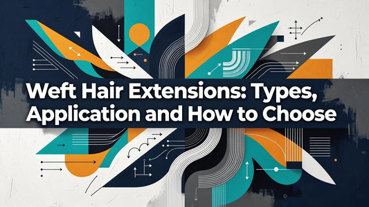 Professional header image for comparison analysis: Weft Hair Extensions: Types, Application and How to Choose