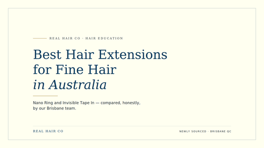  Best Hair Extensions for Fine Hair in Australia — Nano Ring and Invisible Tape In | Real Hair Co