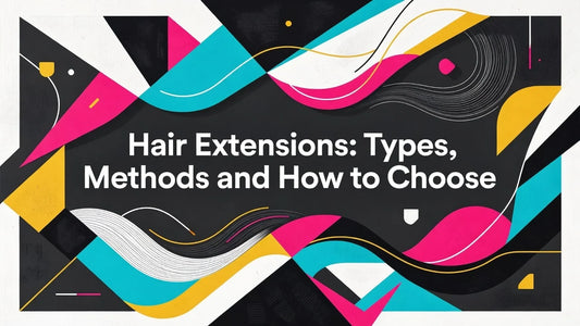Professional header image for list-based article: Hair Extensions: Types, Methods and How to Choose