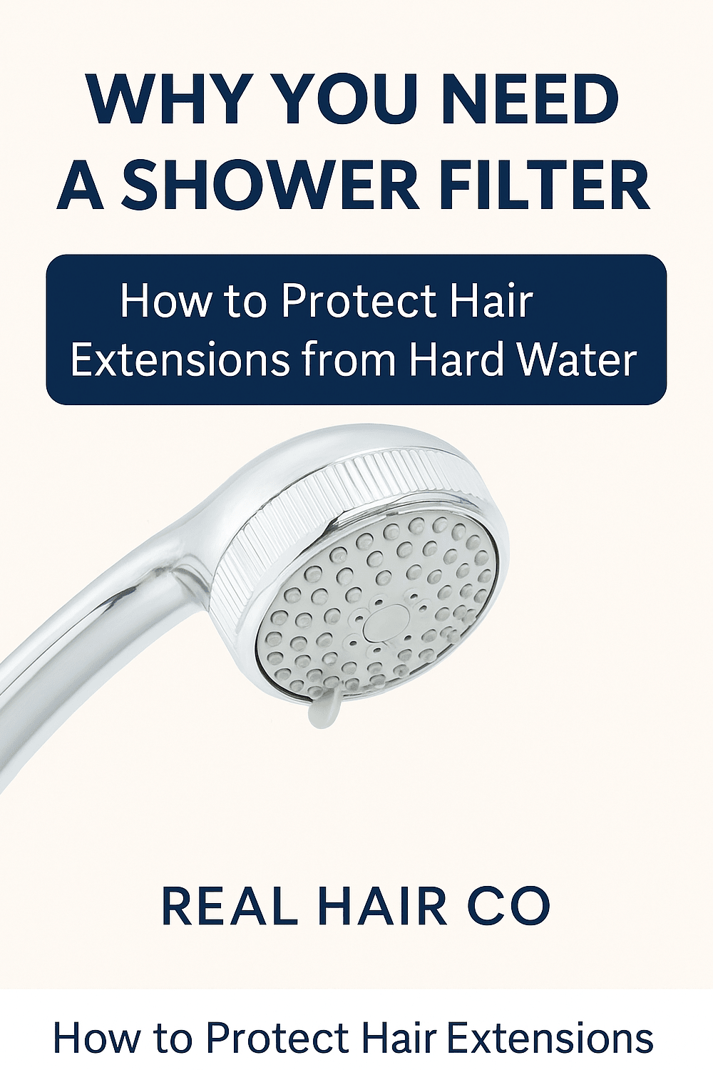 Why Every Hair Extension Wearer Needs a Shower Filter - REAL HAIR CO