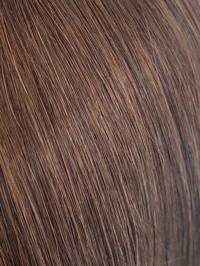 Chocolate Brown #3 Ultra-Thin Mini Weft Hair Extensions | Real Hair Co