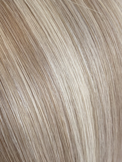 Cookie Blonde Piano 14/22 Ultra-Thin Mini Weft Hair Extensions | Real Hair Co