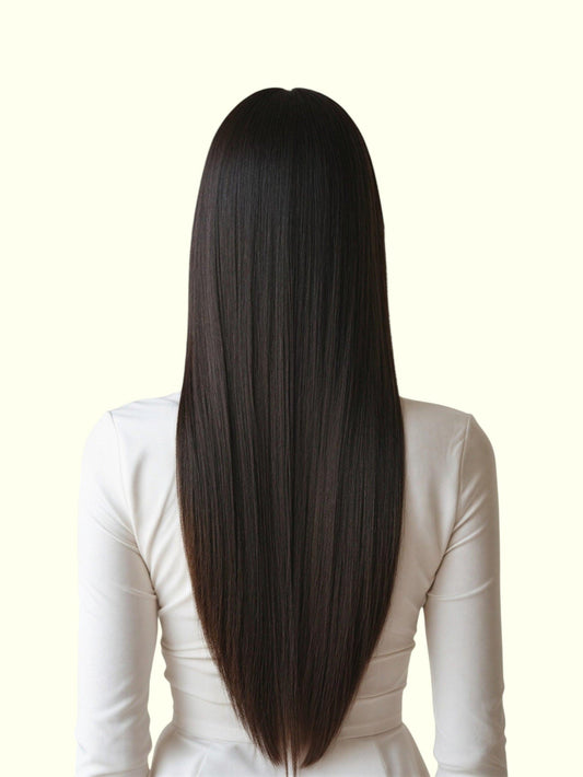 Off Black #1B Mini Weft Hair Extensions | Real Hair Co