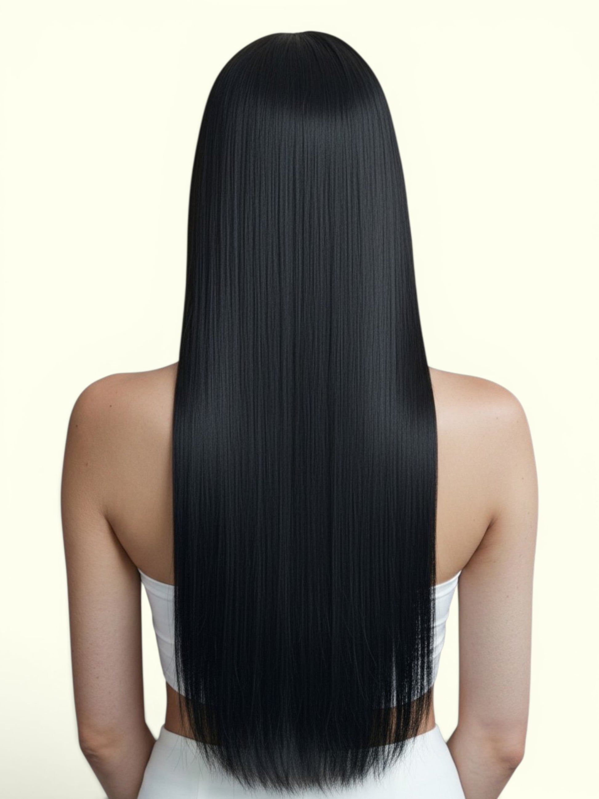 Jet Black #1 Micro Tip Hair Extensions – Remy Human Hair | Real Hair Co