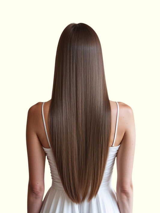 Cool Medium Brown #4B Nano Ring Hair Extensions | Real Hair Co