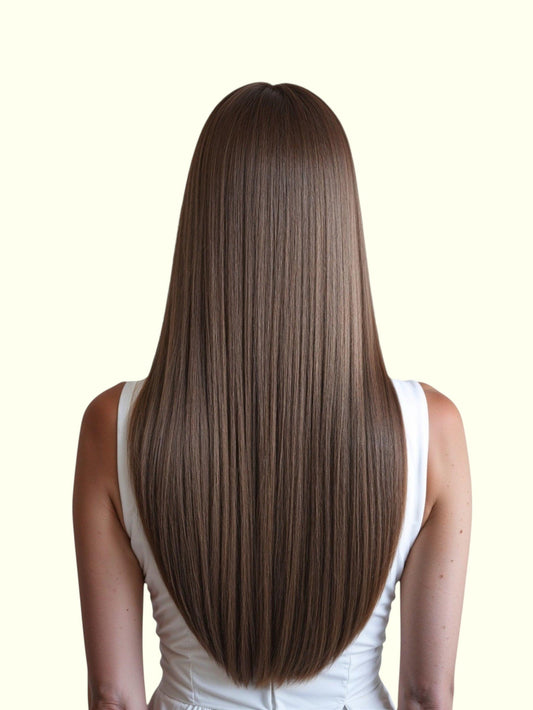 Medium Ash Brown - #8A Mini Weft Hair Extensions | Real Hair Co
