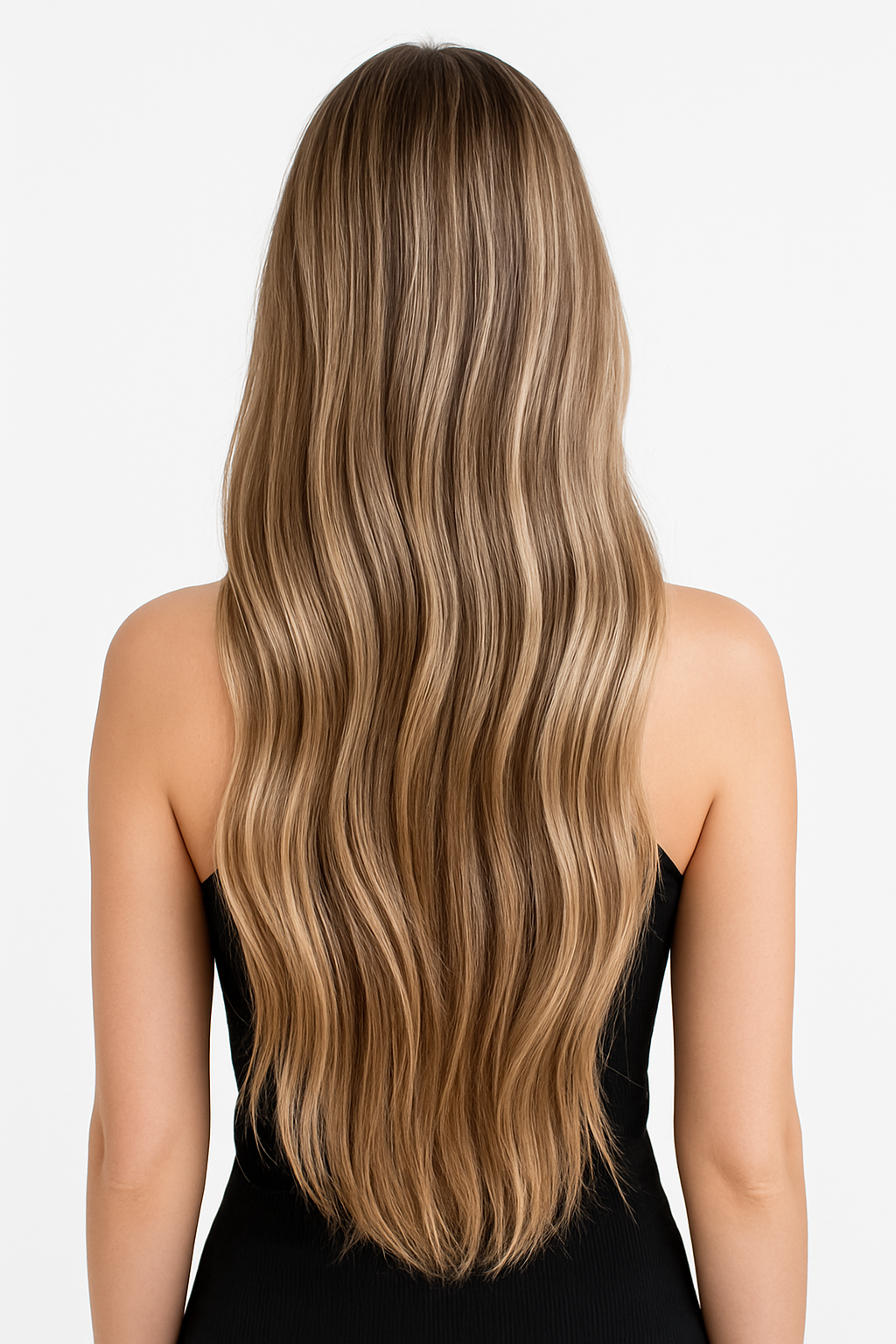 P3/6 Soft Brunette Blend Tape-In Hair Extensions – Remy Human Hair – Same Day Shipping