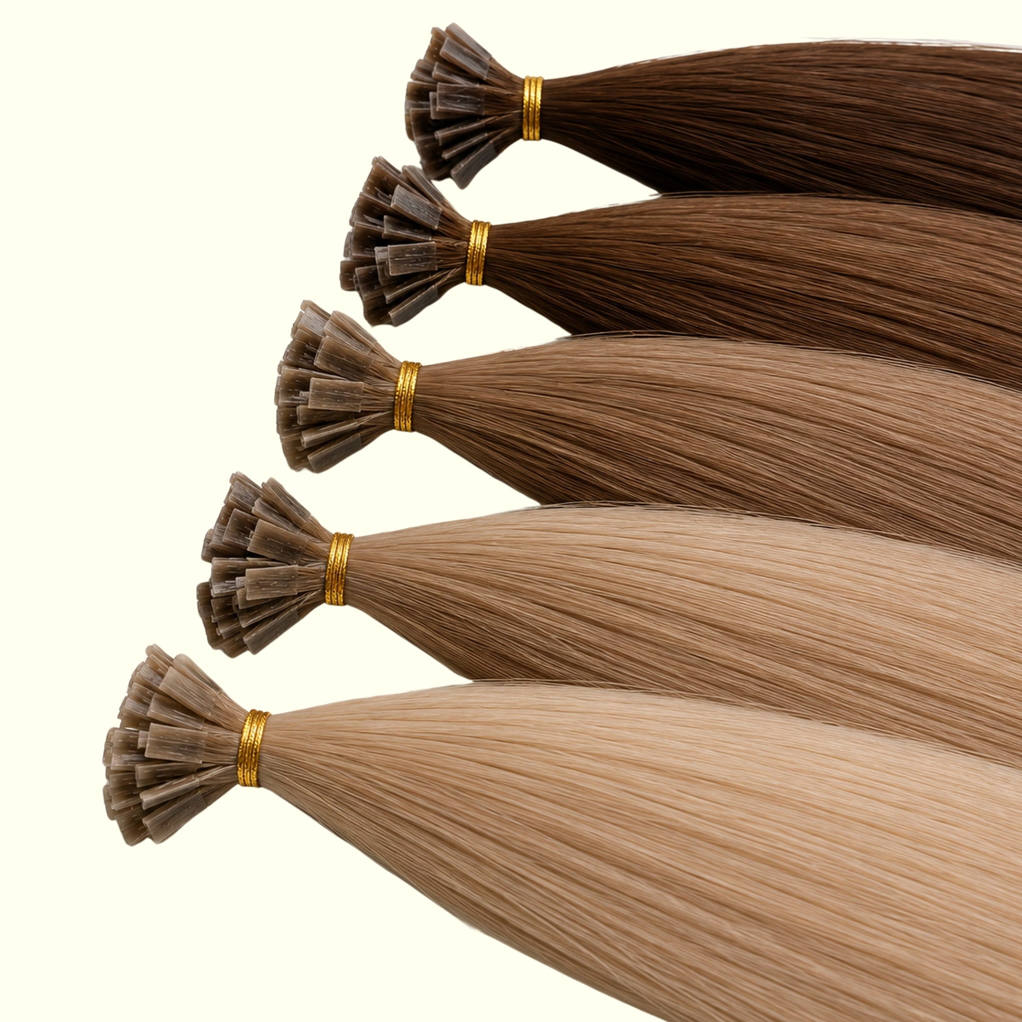 Flat Tip Hair Extensions Method Close Up | Real Hair Co