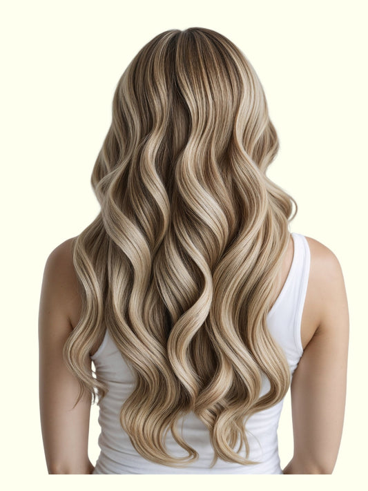 Chestnut Blonde Piano P8/22 Remy Human Hair Extensions | Real Hair Co