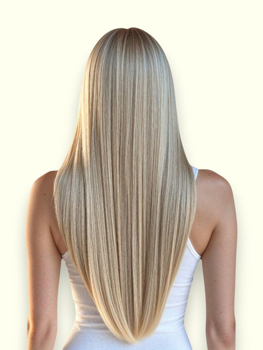 Mixed Blonde #M18/60 Mini Weft Hair Extensions | Real Hair Co