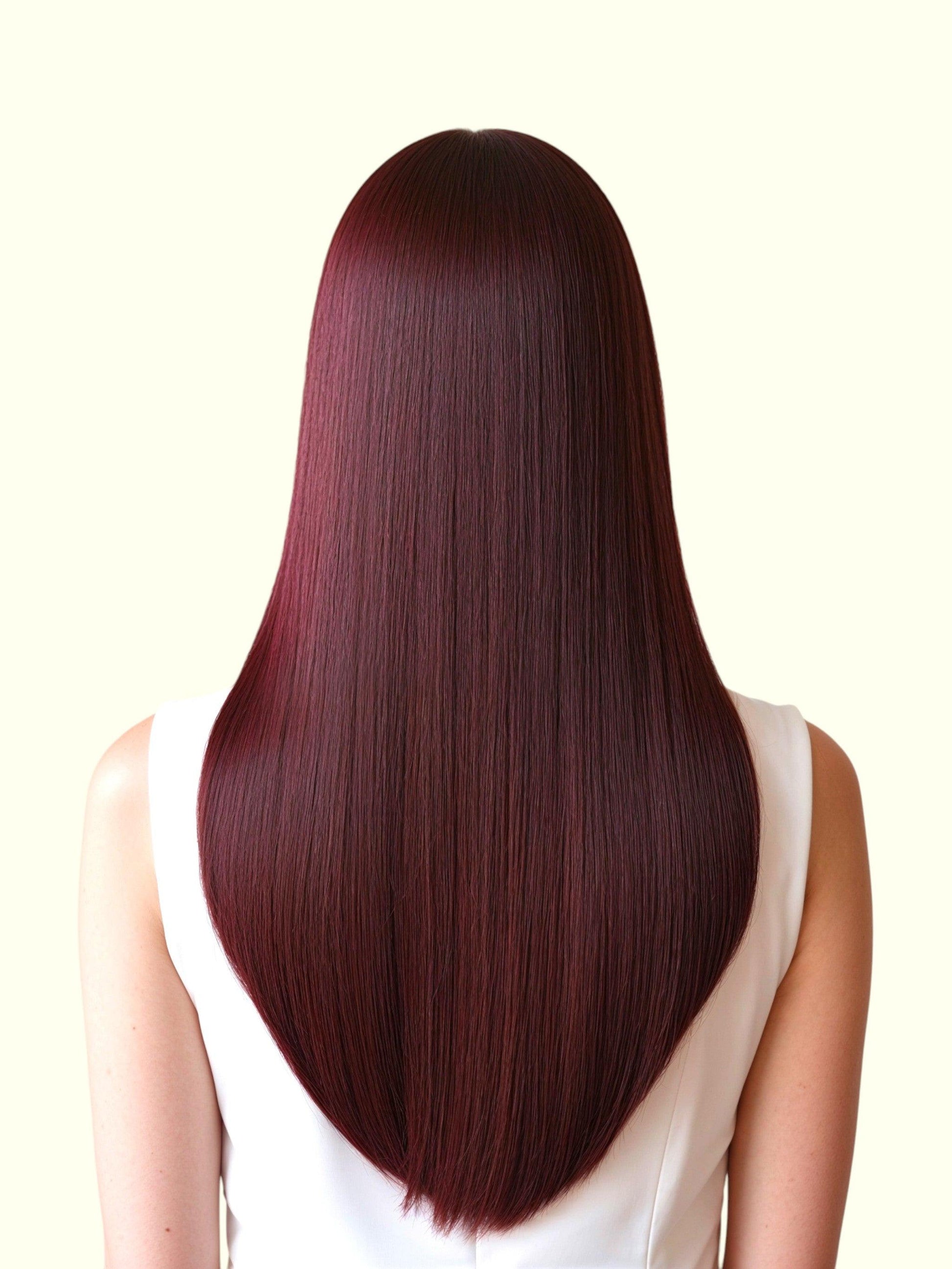 Burgundy Wine #99J Micro Tip Hair Extensions – Remy Human Hair | Real Hair Co