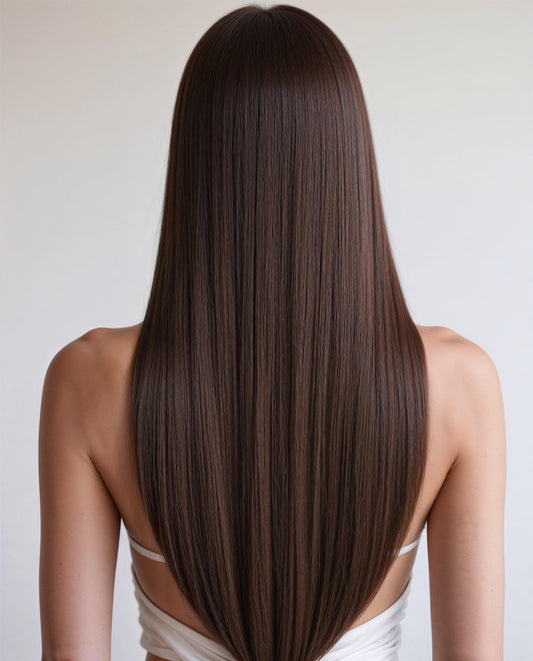 Chocolate Brown #4 Invisible Tape In Hair Extensions | Real Hair Co
