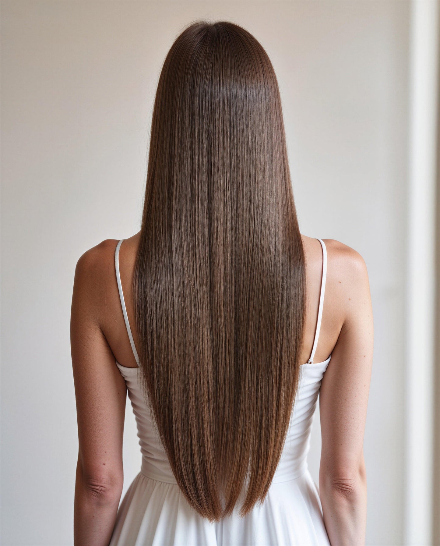 Cool Medium Brown #4B Nano Ring Hair Extensions | Real Hair Co