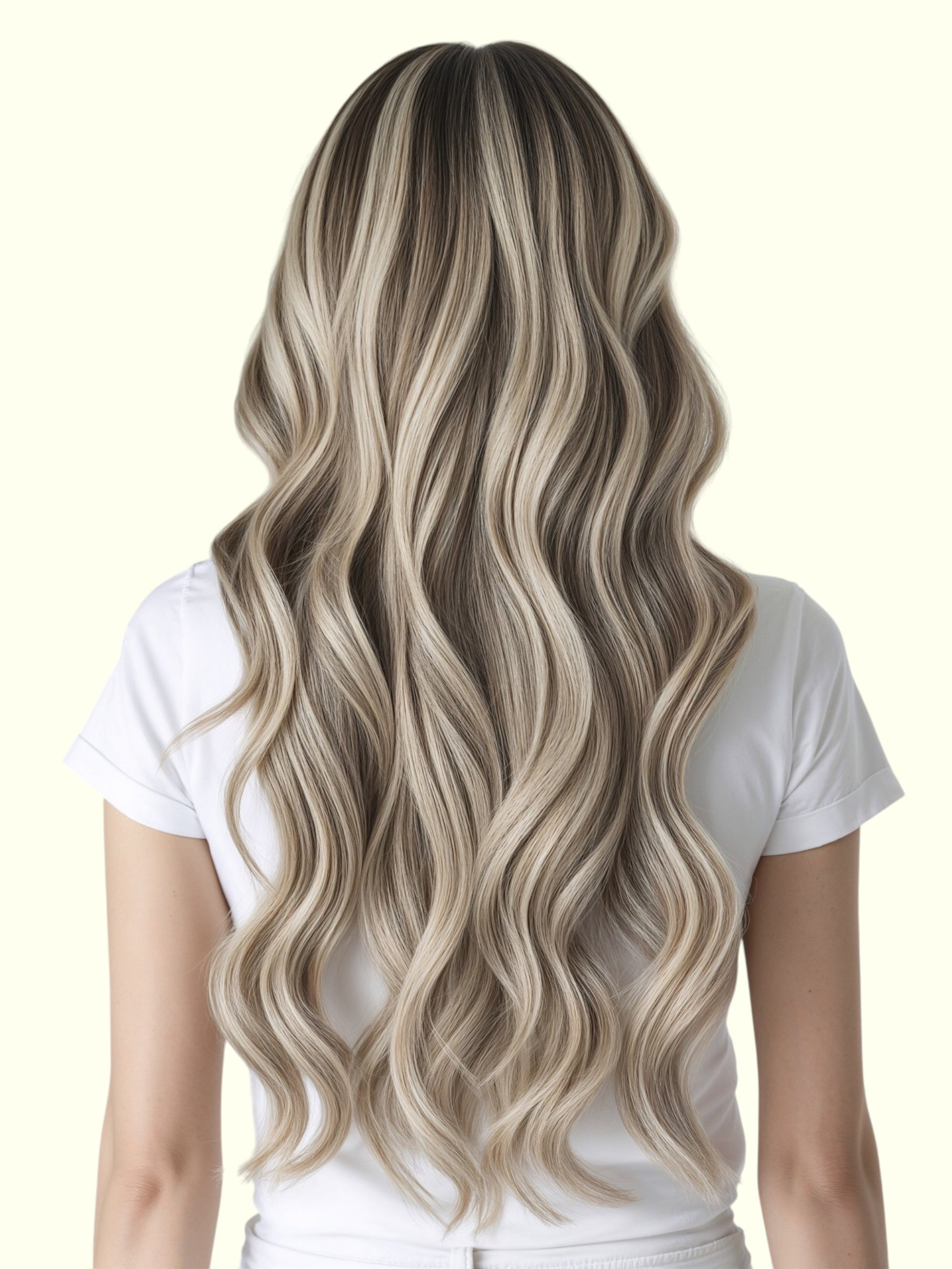 Glazed Donut Balayage T8-P14/60 Hand Tied Weft Hair Extensions – Remy Human Hair | Real Hair Co