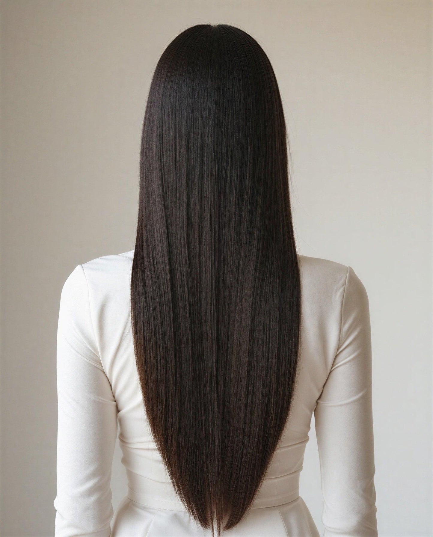 Off Black #1B Invisible Tape In Hair Extensions | Real Hair Co