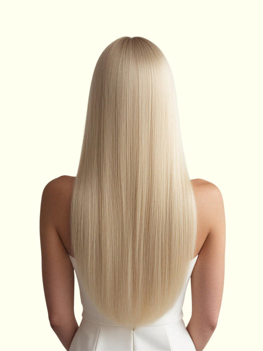Platinum Blonde #60 Invisible Tape In Hair Extensions | Real Hair Co