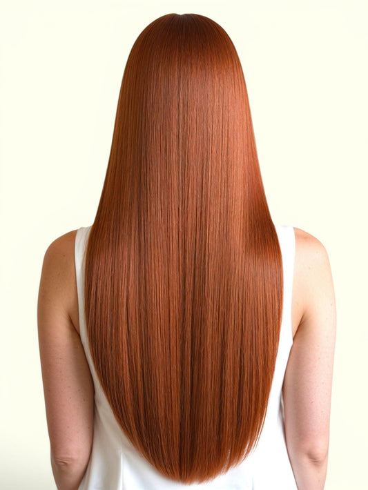 Warm Auburn #30 Mini Weft Hair Extensions – Remy Human Hair | Real Hair Co