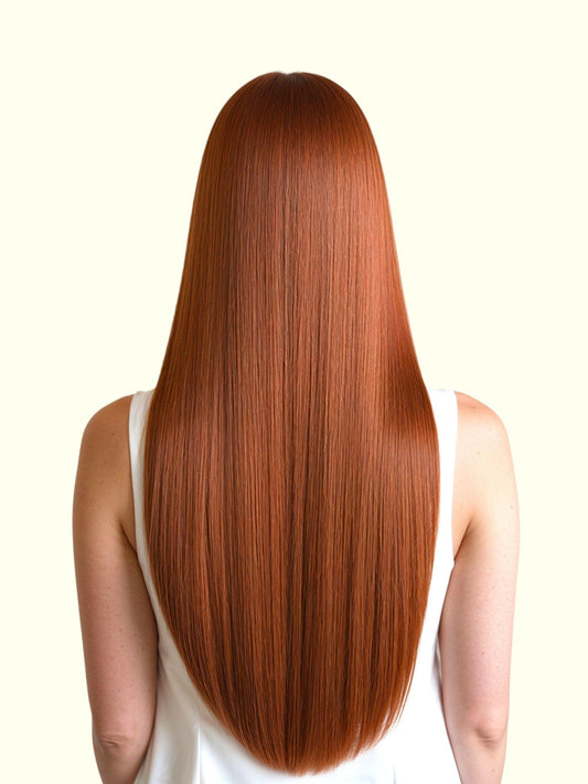 Blonde Copper Auburn #30 Mini Weft Hair Extensions | Real Hair Co