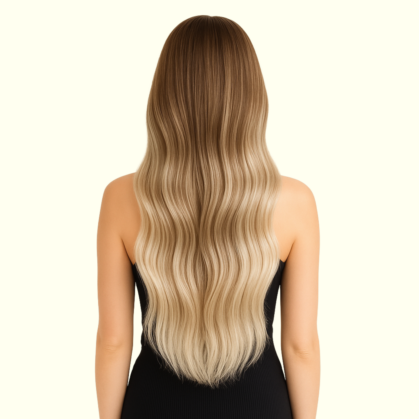 T4-P18/60 Brown to Pearl Blonde Tape-In Extensions – Remy Human Hair – Same Day Shipping