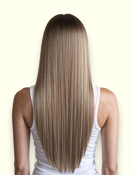 Cinnamon Bronde Balayage T4-M4/60 Nano Ring Hair Extensions | Real Hair Co